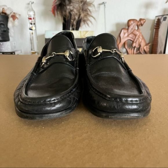 Gucci Men's Horsebit Loafer In Brown Suede w Grip Sole - Picture 7 of 10